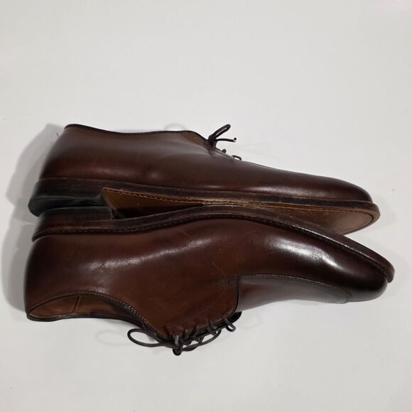 Allen Edmonds Mens Delray Derby Split toe Brown Dressed Shoes Sz 11.5 D main image 5